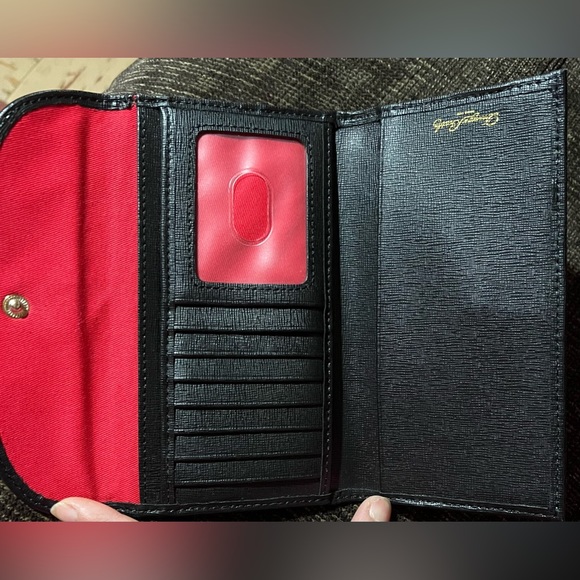 Dooney Bourke Check Book Wallet - Picture 5 of 6